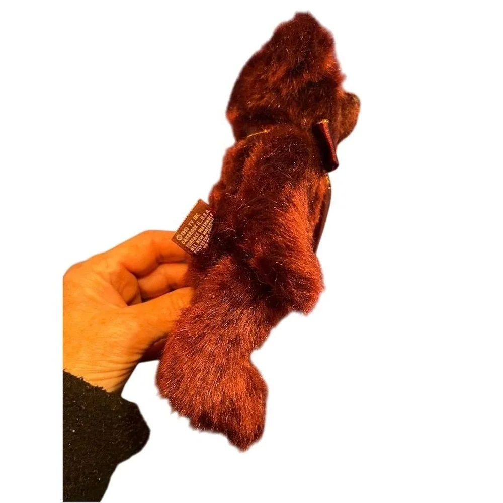 TY Beanie‎ Babies Beargundy Attic Treasures Red Plush Bear Retired 1993